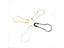 100pcs 200pc*21mm Metal Iron Gourd Pin Safety Pins Clothing Tag Pins Bulb Carousel 6