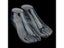 1Pair Female Thong Sandal Shoe Sock Foot Jewelry Display Holder 21cm Clear Carousel 2