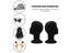 Female Foam Head Model Wig Hat Headwear Display Mount Styling Salon Mannequin Carousel 4