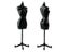 4Pcs Female Figure Mannequin Model Display Stand In Black Color Carousel 1