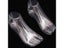 CAMMITEVER 2Pcs Transparent Foot Showcase Female Sock Sox Mold Short Stocking Carousel 1