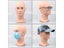 Male Mannequin Head For PVC Hat Glasses Scarf Display Carousel 7