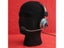 Black Mannequin Model Head With Glasses Stand Foam Flocking For Beauty Shop Carousel 5