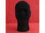 Black Mannequin Model Head With Glasses Stand Foam Flocking For Beauty Shop Carousel 6