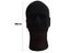 Black Mannequin Model Head With Glasses Stand Foam Flocking For Beauty Shop Carousel 1