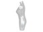 PVC Inflatable Female Full Body Mannequin For Clothing Display Carousel 3