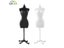 1 Pcs 22cm Accessories Display Stand Holder Garment Mannequin Model Stand For Carousel 5