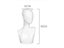 New 1PC Woman Abstract Mannequins Manikin Head Display Hats Wig Scarves Carousel 5