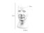 Male Mannequin Head DIY Props Hat Holder Head For Wig Carousel 6