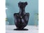 Resin Women Mannequin Head Display For Jewelry Accessories Abstract Art Carousel 3