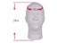 Male Foam Wig Head Portable White Stable Base Multi Purpose Lightweight Hat Carousel 1