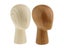 Wood Grain Mannequin Head Model For Hat Wig Display Carousel 2