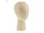 Wood Grain Mannequin Head Model For Hat Wig Display Carousel 3