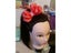 CAMMITEVER Hairdresser Head Hair Brown Training Mannequin Head Hairdressing Carousel 6