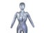 Inflatable Full Body Female Model With Arm Ladies Mannequin Window Display Carousel 3