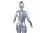Inflatable Full Body Female Model With Arm Ladies Mannequin Window Display Carousel 6
