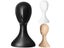 Head Model Stand For Women's Wig Hair Display With Fadeless Plastic Carousel 3