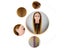 60cm Professional Bride Dressing Mannequin Dolls With Blonde Long Hair Thick Carousel 4