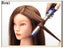 Mannequin Head Real Human Hair Training Manequin Head Hairdressing Practice Carousel 1