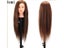 Mannequin Head Real Human Hair Training Manequin Head Hairdressing Practice Carousel 6