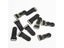 Hosiery Stocking Grips Suspender Clips Plastic Black Corset Leg Garter Belt Carousel 6