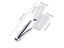 Meat Tool 304 Stainless Steel Steak Clip Pancake Fried Fish Barbecue Spatula Carousel 7