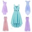 5-6 7-8 9-10 11-12 13-14-16y Party dress / Flower-girl Carousel 1