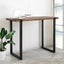High Bar Table Industrial Pub Table Solid Wood Kitchen Cafe Office Desk Carousel 7