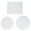 epoxy mold resin mold casting resin mould pendant diy mold 3pcs Silicone Carousel 5
