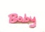 Pink Baby Patch Appliqués Motif "FREE COMBINING" Carousel 1