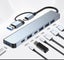 7 in 1 Type C Docking Station USB C Hub Splitter Adapter #AE202 Carousel 3