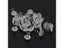 50PCS Clear Heads Twist Pins For Upholstery Sofa Hardware Carousel 4