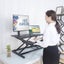 Height Adjustable desk Workspace Riser Sit Stand desk (desktop ) 950x400 mm Carousel 7