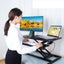 Height Adjustable desk Workspace Riser Sit Stand desk (desktop ) 950x400 mm Carousel 8