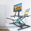 Height Adjustable desk Workspace Riser Sit Stand desk (desktop ) 950x400 mm Carousel 11