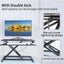 Height Adjustable desk Workspace Riser Sit Stand desk (desktop ) 950x400 mm Carousel 16