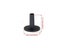Yibuy 10pcs 3.8x2.6cm Black Plastic Long Cymbal Sleeves With Flange Base For Carousel 7