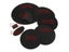 10Pcs/set Rubber Foam Bass Snare Drum Sound Off Quiet Mute Silencer Practice Carousel 6