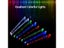 LED Light Up Drumsticks Jazz Drum Sticks 15 Gradient Colorful Lights USB Carousel 4