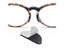 Arc Shape Transparent Glasses Nose Pad For Women Men Children Carousel 2