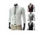 New Grey Dress Vests Slim Fit Mens Suit Vest Casual Sleeveless Waistcoat Gilet Carousel 6