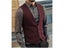 Grey Men's Vest Suit Boutique Wool Tweed Slim Fit Leisure Cotton Male Gentleman Carousel 6