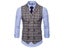 Plaid Vest Men Waistcoat Autumn Winter High-quality Men's Casual Plaid Carousel 1