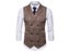 Plaid Vest Men Waistcoat Autumn Winter High-quality Men's Casual Plaid Carousel 3
