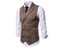 Plaid Vest Men Waistcoat Autumn Winter High-quality Men's Casual Plaid Carousel 4