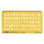 Alphabet Lettering Stencil Alphabet Templates Drafting Tools English Letter a... Carousel 1