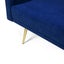 Sofa Bed Convertible Velvet Lounge Recliner Couch Sleeper 3 Seater Blue Carousel 5