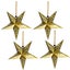 4Pcs Christmas Paper Star Lantern Lampshade 3D Paper Star Hanging Decoration for Carousel 2