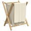 Laundry Basket Cream White 45x55x63.5 Cm Bamboo Tlnbtp Carousel 6
