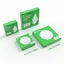 2uul 10x10cm Microfiber Cleaning Wiper Antistatic Dust Free Cloth Carousel 7